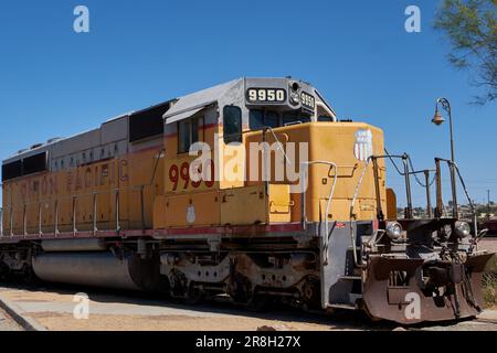 Barstow, Californie, États-Unis. 20th juin 2018. Union Pacific Locomotive 9950, diesel électrique, construit en 1980 (Credit image: © Ian L. Sitren/ZUMA Press Wire) USAGE ÉDITORIAL SEULEMENT! Non destiné À un usage commercial ! Banque D'Images