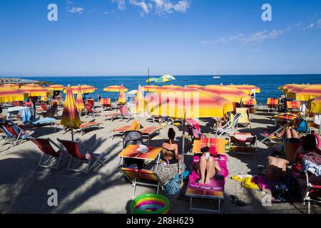 Italie. Borghetto Santo Spirito Banque D'Images