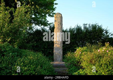 Le mémorial de la bataille d'Agincourt (1415) à Maisoncelle (pas-de-Calais), France Banque D'Images