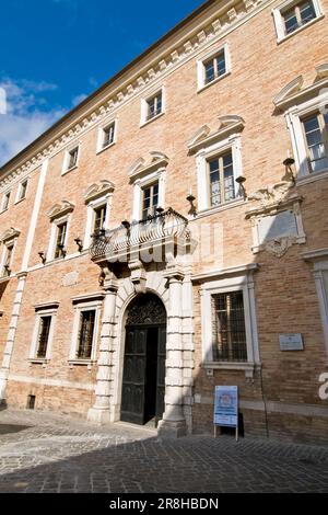 Palazzo Campana. Osimo. Marche. Italie Banque D'Images