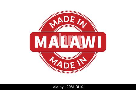Fabriqué en caoutchouc Malawi Illustration de Vecteur