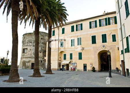 Laigueglia. Ligurie. Italie Banque D'Images