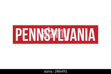 Pennsylvania Rubber Stamp Seal Vector Illustration de Vecteur