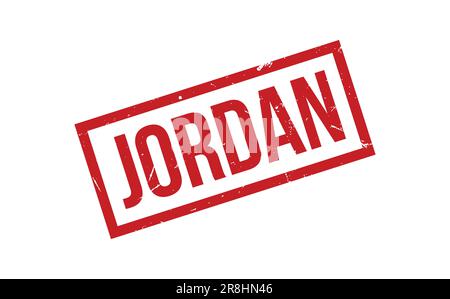 Jordan Rubber Stamp Seal Vector Illustration de Vecteur