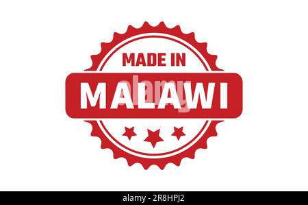 Fabriqué en caoutchouc Malawi Illustration de Vecteur