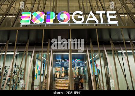 Porte d'exposition. Milan Banque D'Images