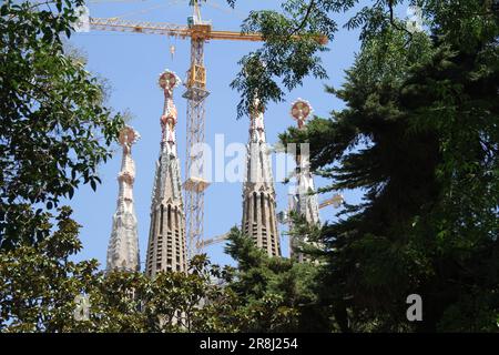 Découvrez l'esprit vibrant et les merveilles architecturales de Barcelone, où les chefs-d'œuvre modernistes créent une allure irrésistible Banque D'Images