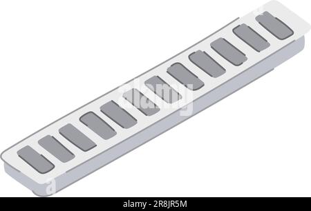 illustration vectorielle de la grille de drainage routier Illustration de Vecteur