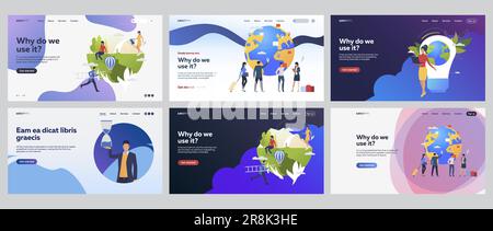 Kit de présentation de projet ECO Illustration de Vecteur