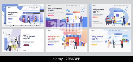 Kit de vente et de shopping Illustration de Vecteur