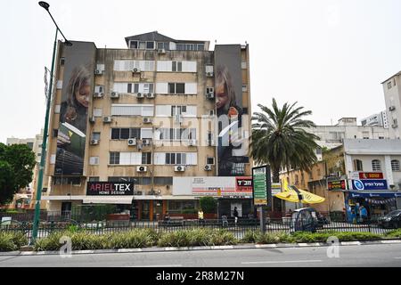 Peintures murales à Hadera Banque D'Images