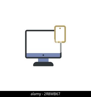 Informatique mobile réactive : des solutions informatiques réactives pour votre entreprise Illustration de Vecteur