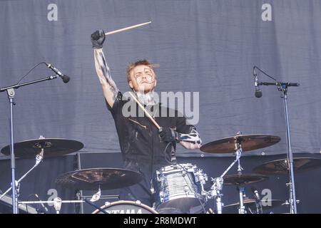 Copenhague, Danemark. 15th, juin 2023. Le groupe American metalcore Vended donne un concert en direct lors du festival danois du métal lourd Copenhague 2023. (Crédit photo: Gonzales photo - Peter Troest). Banque D'Images