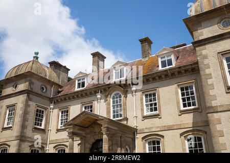 Vue arrière de l'hôtel Fowey Hall à Cornwall Banque D'Images