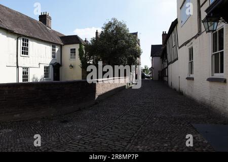 Le Commandery, situé à Worcester et historiquement lié à la guerre civile anglaise et à la bataille de Worcester. Banque D'Images