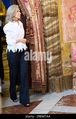 Madrid, Madrid, Espagne. 22nd juin 2023. Alicia Koplowitz assiste à une réunion annuelle avec des membres du conseil d'administration de la Fondation Princesse des Asturies au Palais Royal de 22 juin 2023 à Madrid, Espagne (image de crédit: © Jack Abuin/ZUMA Press Wire) USAGE ÉDITORIAL SEULEMENT! Non destiné À un usage commercial ! Banque D'Images