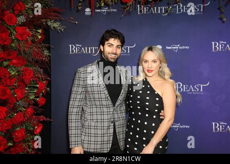 Sydney, Australie. 22nd juin 2023. Disney Beauty and the Beast le tapis rouge australien musical Premiere arrive au Capitol Theatre. Photo : à confirmer. Credit: Richard Milnes/Alamy Live News Banque D'Images