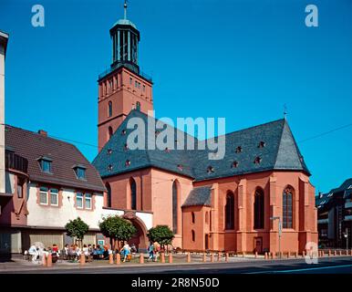 Eglise protestante, Darmstadt, Hesse, Allemagne Banque D'Images