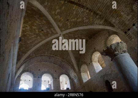 Nef, St. Eglise de Nicolas, Demre, Turquie, Myra, Lycia Banque D'Images