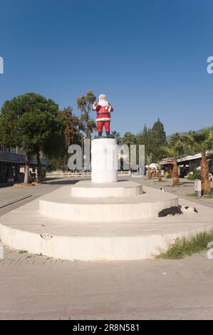 St. Statue de Nicholas, Demre, Turquie, Myra, Lycia Banque D'Images