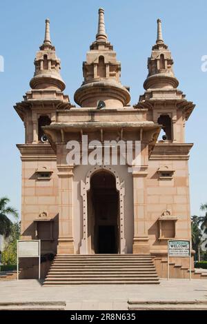 Temple Mulagandha Kuti Vihara, Sarnath, Uttar Pradesh, Inde Banque D'Images