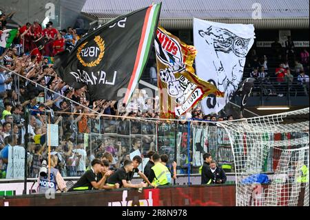 Udine, Italie. 04th juin 2023. Juventus FC Supporters pendant Udinese Calcio vs Juventus FC (archive de portraits), football italien série A match à Udine, Italie, 04 juin 2023 crédit: Agence de photo indépendante/Alamy Live News Banque D'Images
