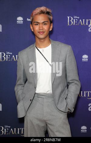 Sydney, Australie. 22nd juin 2023. Disney Beauty and the Beast le tapis rouge australien musical Premiere arrive au Capitol Theatre. Photo : à confirmer. Credit: Richard Milnes/Alamy Live News Banque D'Images