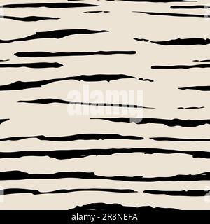 Motif géométrique animal avec rayures. Arrière-plan vectoriel transparent. Motif de formes géométriques sans couture peint à la main, arrière-plan vectoriel. Illustration de Vecteur