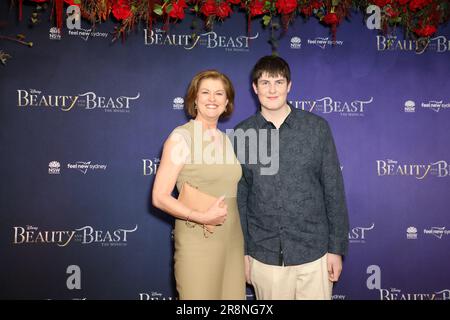 Sydney, Australie. 22nd juin 2023. Disney Beauty and the Beast le tapis rouge australien musical Premiere arrive au Capitol Theatre. Photo : à confirmer. Credit: Richard Milnes/Alamy Live News Banque D'Images