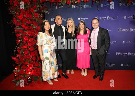 Sydney, Australie. 22nd juin 2023. Disney Beauty and the Beast le tapis rouge australien musical Premiere arrive au Capitol Theatre. Photo : à confirmer. Credit: Richard Milnes/Alamy Live News Banque D'Images