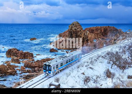 Gono Line en hiver Banque D'Images