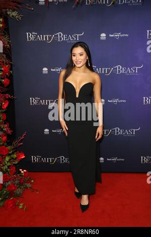 Sydney, Australie. 22nd juin 2023. Disney Beauty and the Beast le tapis rouge australien musical Premiere arrive au Capitol Theatre. Photo : Tayla He. Credit: Richard Milnes/Alamy Live News Banque D'Images