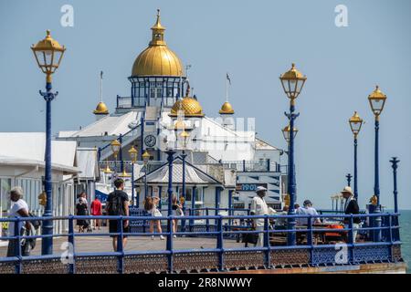 Eastbourne, 16 juin 2023: La jetée Banque D'Images