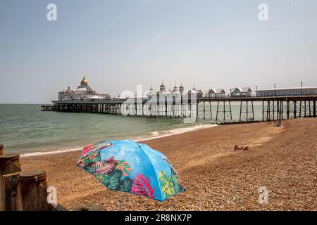 Eastbourne, 16 juin 2023: La jetée Banque D'Images