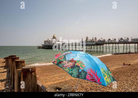 Eastbourne, 16 juin 2023: La jetée Banque D'Images