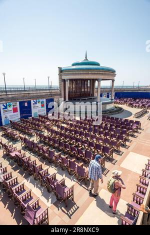 Eastbourne, 16 juin 2023: Le kiosque Banque D'Images