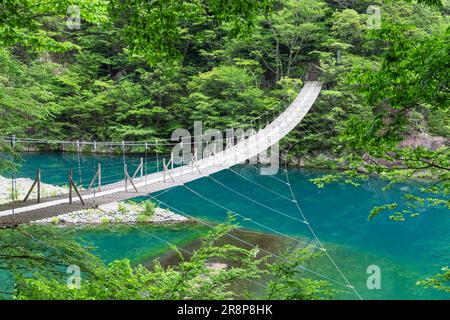 Pont suspendu de rêve à Sunmatakyo Banque D'Images