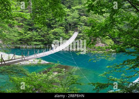 Pont suspendu de rêve à Sunmatakyo Banque D'Images