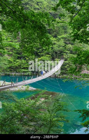 Pont suspendu de rêve à Sunmatakyo Banque D'Images