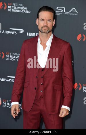 MONTE-CARLO, MONACO - JUIN 16 : Shane West , assiste au tapis rouge d'ouverture lors du Festival de télévision de Monte-Carlo 62nd sur 16 juin 2023 à Monte-Carlo, Mo Banque D'Images