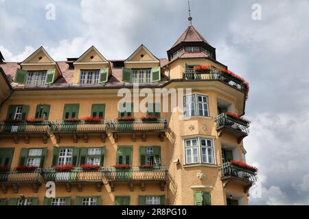 Ville de Velden am Worther See. Autriche sites dans l'Etat de Carinthie. Banque D'Images