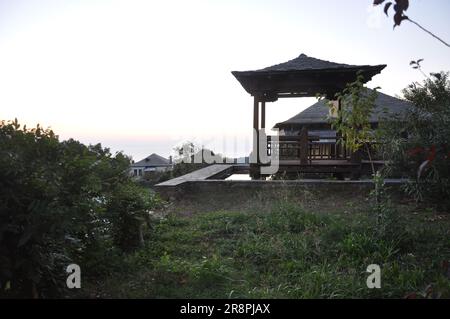 Le monastère de Kouloumousiou est un monastère construit sur le mont Athos Banque D'Images