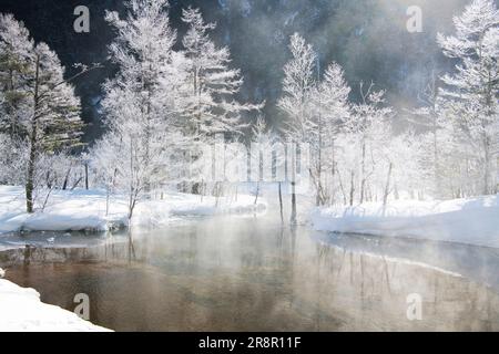 Étang de Tashiroike à Kamikochi Banque D'Images