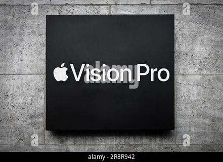 Technologie Apple Vision Pro Banque D'Images