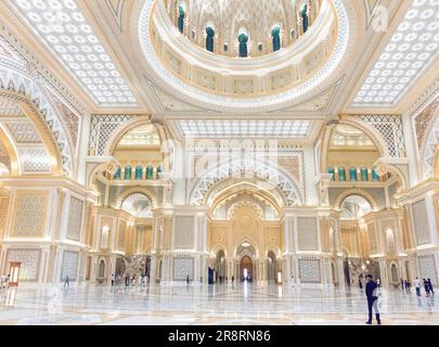 Qasr Al Watan Palais présidentiel intérieur Abu Dhabi Abu Dhabi, Émirats Arabes Unis Banque D'Images