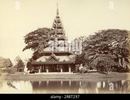 Photographies à Calcutta, Inde par le capitaine William George Stretton de 1875 à 1880. Banque D'Images