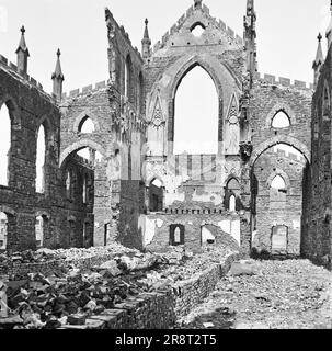 Ruines de la cathédrale catholique romaine, Charleston, Caroline du Sud, Etats-Unis, George N. Barnard, Avril 1865 Banque D'Images