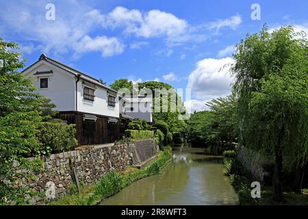 Hachiman douve, Shiga Banque D'Images