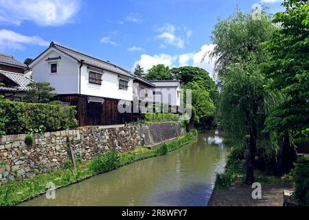 Hachiman douve, Shiga Banque D'Images