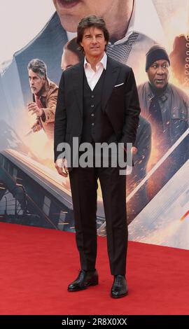 22 juin 2023 - Londres, Angleterre, Royaume-Uni - Tom Cruise participation à la mission: Impossible - Dead Reckoning part One UK Premiere, Odeon Luxe Leicester Square Banque D'Images